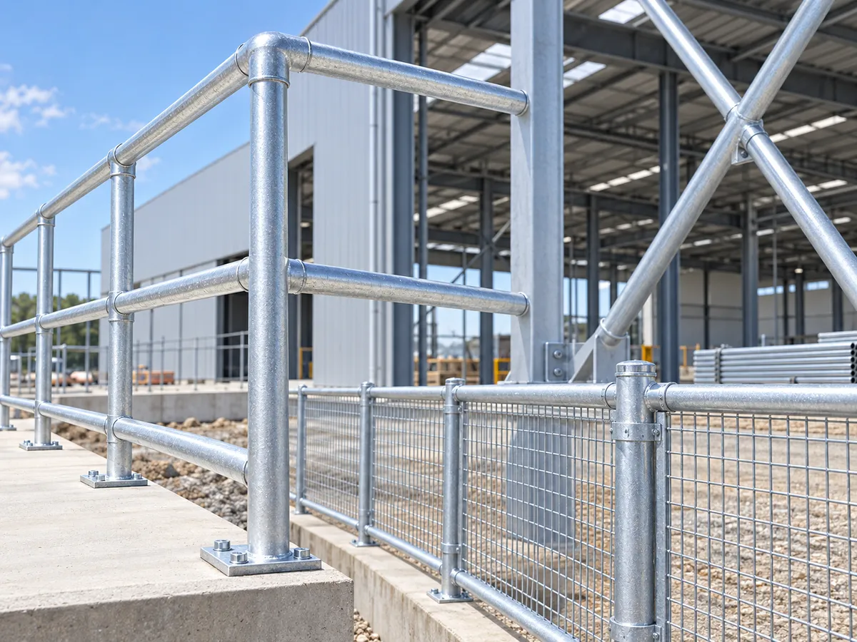Pre-Galvanized round steel tube for fencing and guardrails
